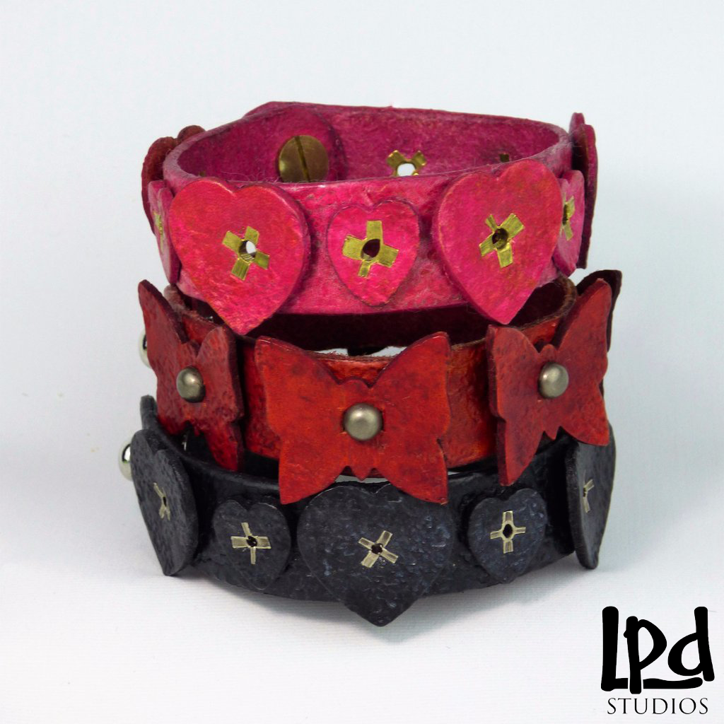 LPDstudios Blog: What's New - Copper & Leather Cuffs and Heart Bracelets