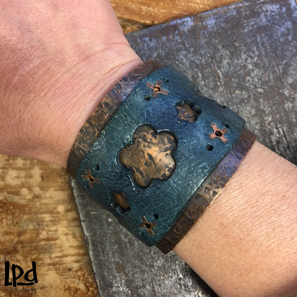 Behind the Scenes: Leather and Copper Cuffs