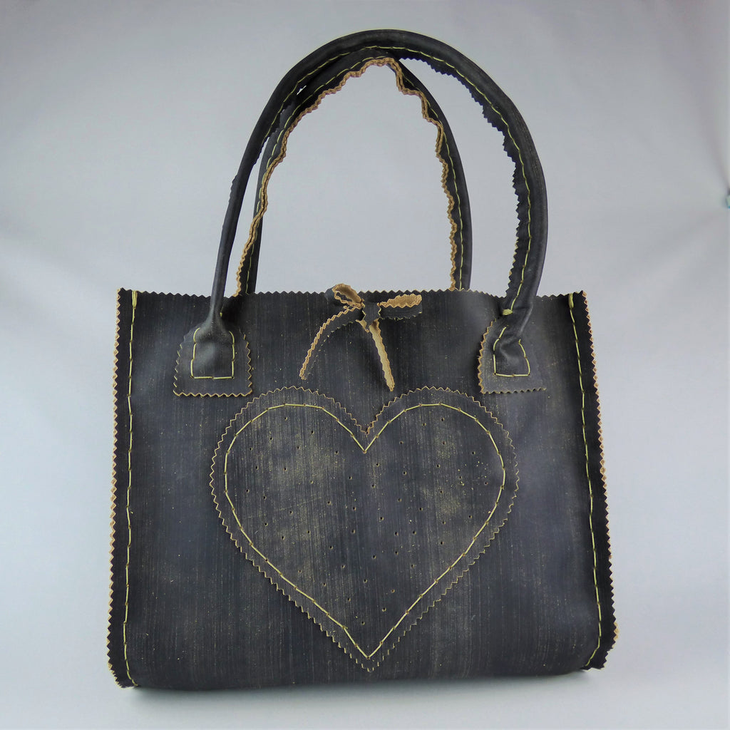 Finished Custom Heart Tote