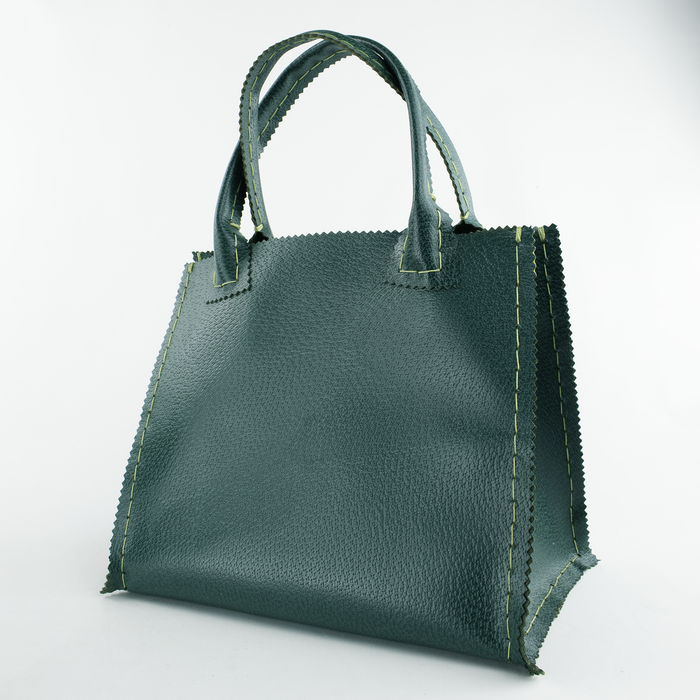 Teal Green Porcupine Small Square Tote