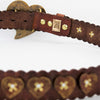 heart buckle with belt