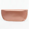 Pink Salmon Leather Envelope Clutch with Pegasus Wings
