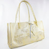 Marbled Ivory Patent Leather Purse with Unicorns